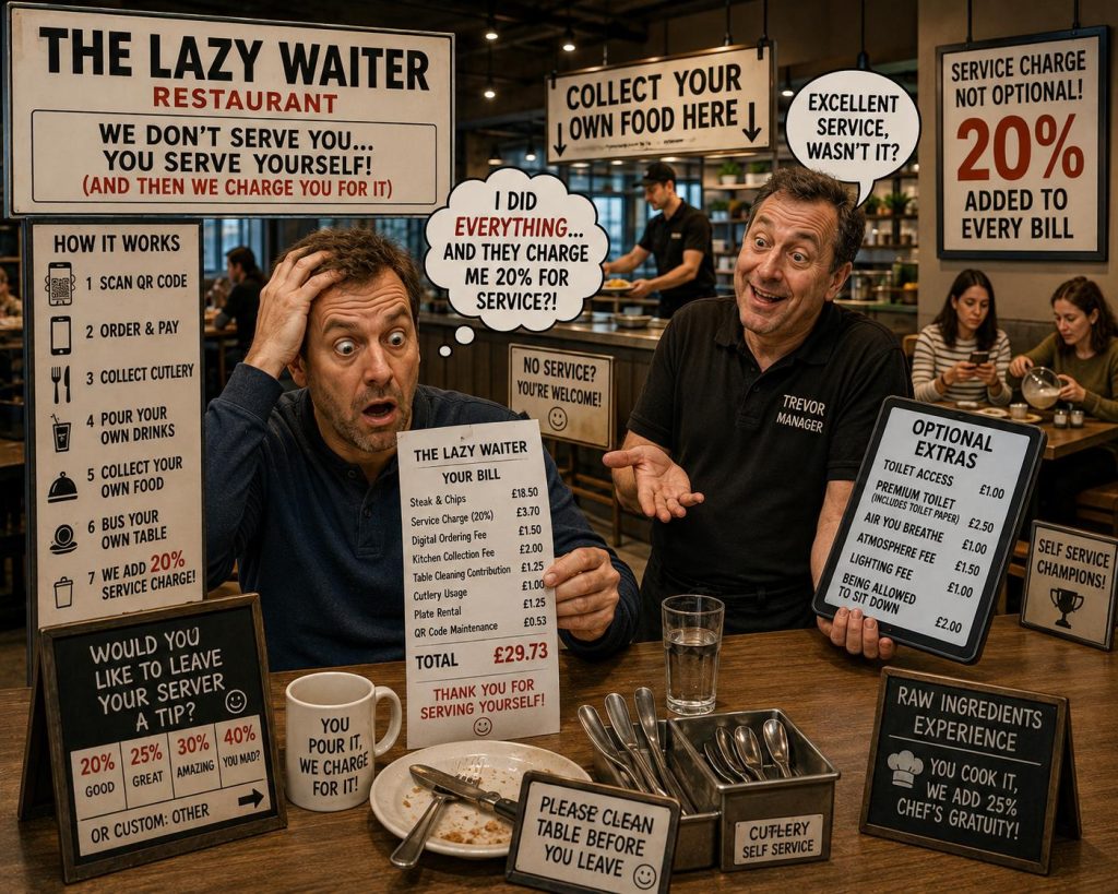 Restaurant Introduces 20% Service Charge